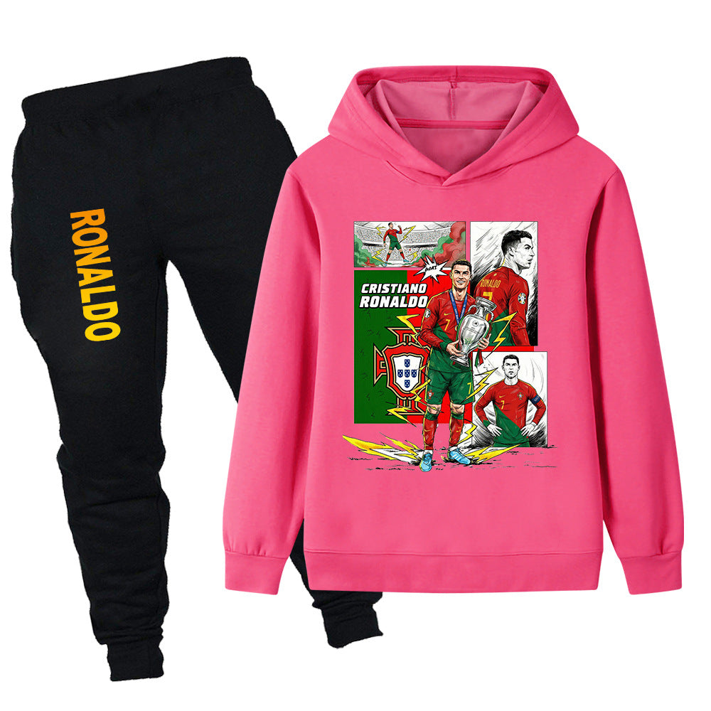 Cristiano Ronaldo Träningsoverall för Barn - Portugal - Tracksuit Footballdinho