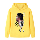 Ronaldo Fotbolls Hoodie för Barn - Juventus Footballdinho