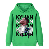 Kylian Mbappé Fotbolls Hoodie för Barn - Mbappe Footballdinho