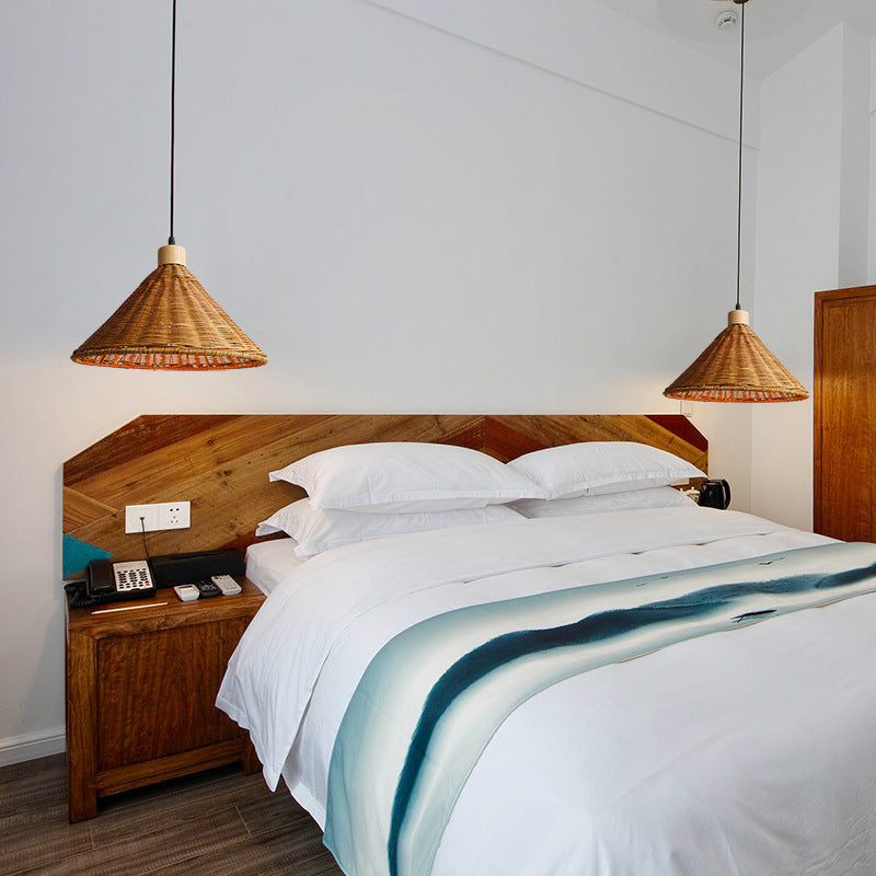 Rustik korgpendel för kök eller vardagsrum Carvallo