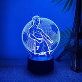 Ronaldo 3D Illusion LED-Lampa - Nattlampa Footballdinho