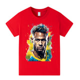 Neymar Fotbolls T-shirt för Barn Footballdinho