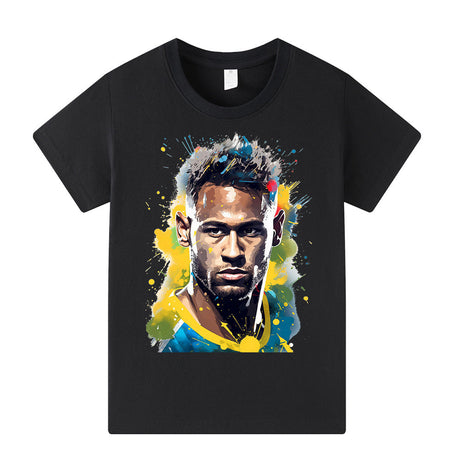 Neymar Fotbolls T-shirt för Barn Footballdinho