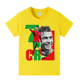 Cristiano Ronaldo Fotbolls T-shirt för Barn - Portugal Footballdinho
