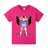 Lionel Messi Fotbolls T-shirt för Barn - Bekväm Footballdinho