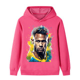 Neymar Fotbolls Hoodie för Barn Footballdinho