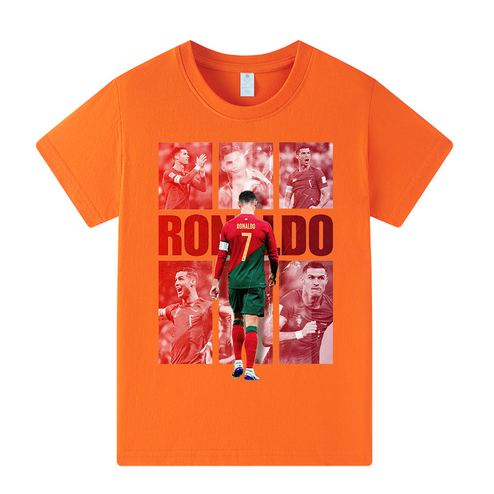 Ronaldo Fotbolls T-shirt för Barn - Portugal Footballdinho