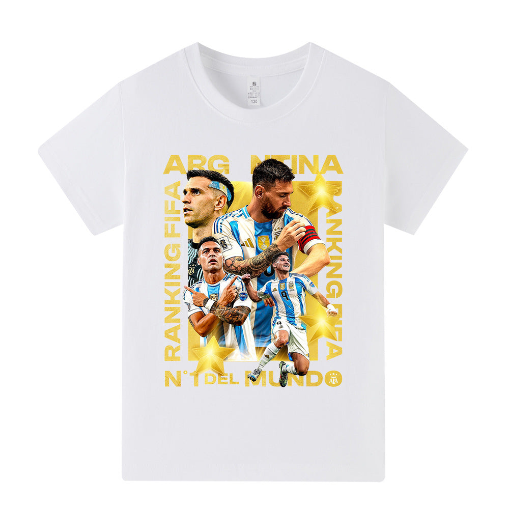 Lionel Messi Fotbolls T-shirt för Barn - Sportig Footballdinho