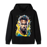 Neymar Fotbolls Hoodie för Barn Footballdinho