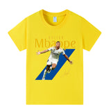 Kylian Mbappé Fotbolls T-shirt för Barn Footballdinho