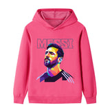 Messi Fotbolls Hoodie för Barn - Mjuk Footballdinho