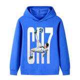 Ronaldo Fotbolls Hoodie för Barn - Style Footballdinho