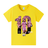 Lionel Messi Fotbolls T-shirt för Barn - Miami Footballdinho