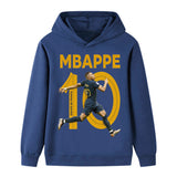 Kylian Mbappé Fotbolls Hoodie för Barn Footballdinho