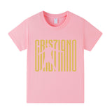 Ronaldo Fotbolls T-shirt för Barn - Bekväm Footballdinho