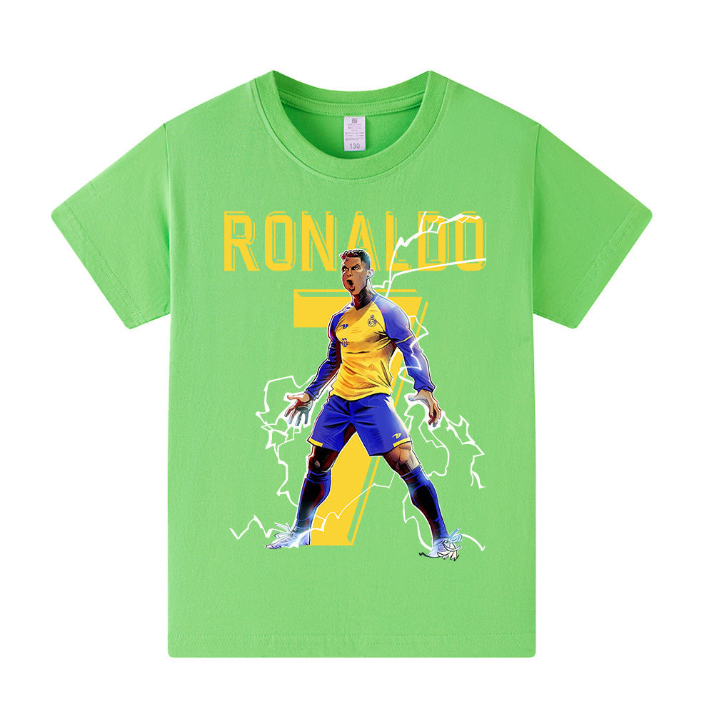 Ronaldo Fotbolls T-shirt för Barn - Al Nassr Footballdinho