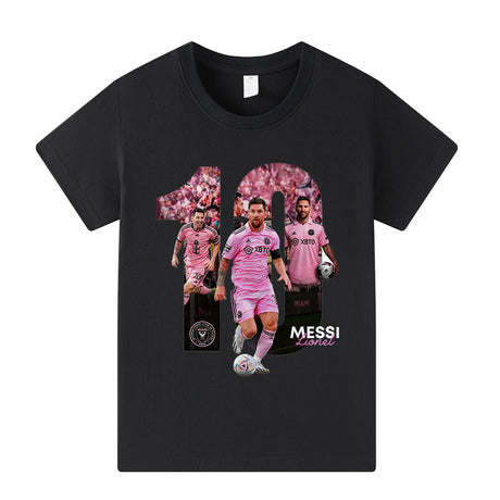 Lionel Messi Fotbolls T-shirt för Barn - Miami Footballdinho