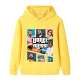 Messi Fotbolls Hoodie för Barn - Sportig Footballdinho