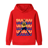 Ronaldo Fotbolls Hoodie för Barn - Siuuu Footballdinho