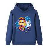 Lionel Messi Fotbolls Hoodie för Barn - Mjuk Footballdinho