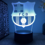 Fotboll 3D Illusion LED-Lampa - Nattlampa - USB-driven Footballdinho