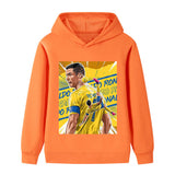 Cristiano Ronaldo Fotbolls Hoodie för Barn - Al Nassr