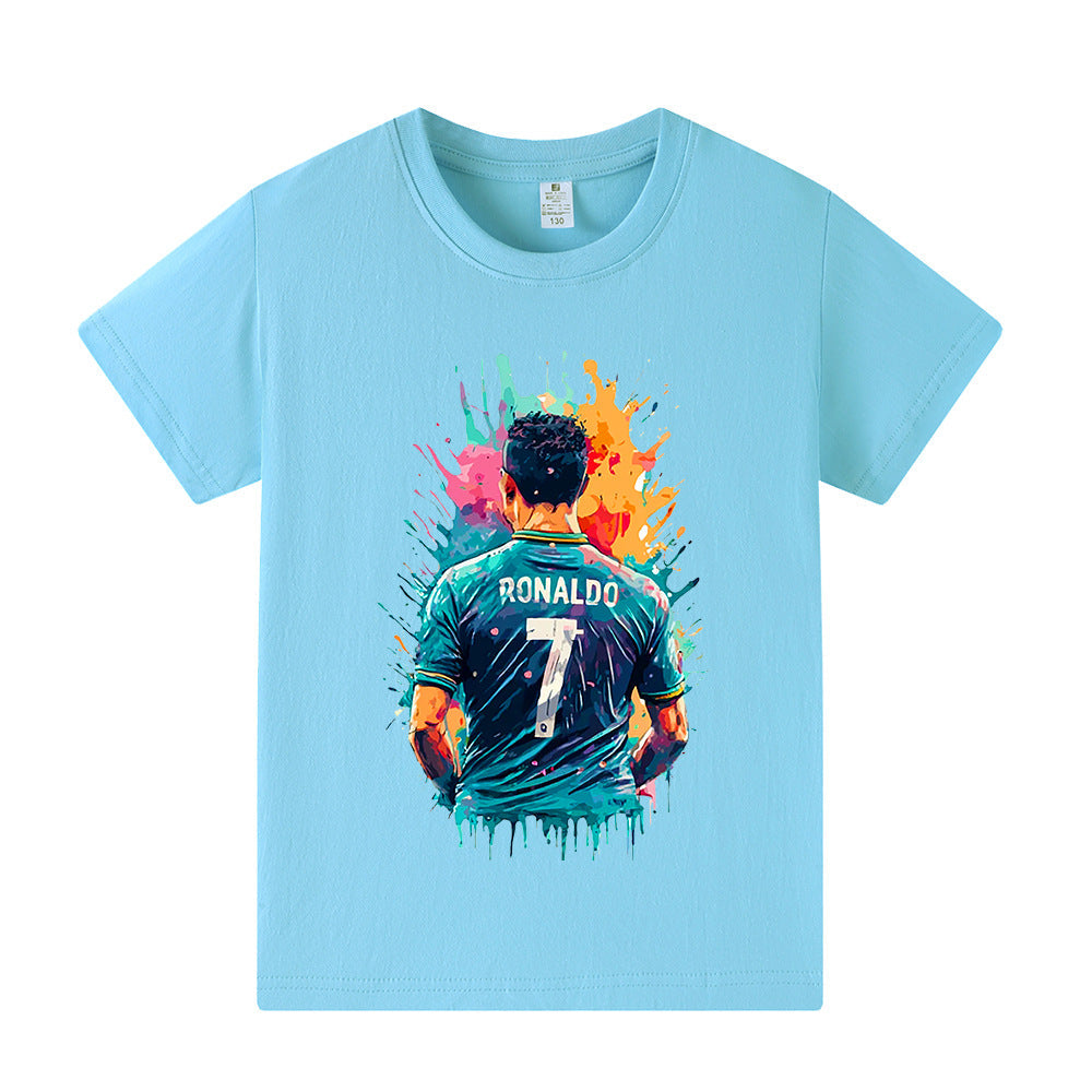 Ronaldo Fotbolls T-shirt för Barn - Sportig Footballdinho