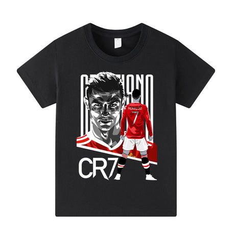 Cristiano Ronaldo Fotbolls T-shirt för Barn - Manchester United Footballdinho