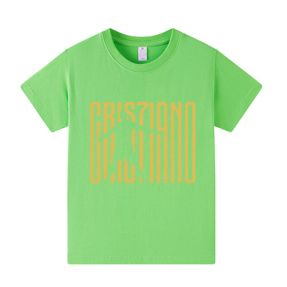 Ronaldo Fotbolls T-shirt för Barn - Bekväm Footballdinho