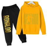 Cristiano Ronaldo Träningsoverall för Barn - Tracksuit Footballdinho