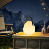 Carvallo Modern LED Utomhuslampa | 16 Färger & Fjärrkontroll | Uppladdningsbar & Vädertålig | Ø16 cm × H20 cm Carvallo