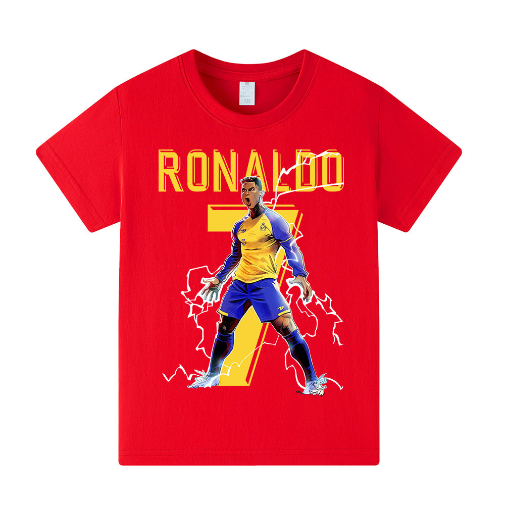 Ronaldo Fotbolls T-shirt för Barn - Al Nassr Footballdinho