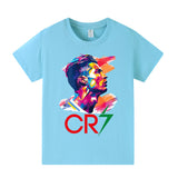 Cristiano Ronaldo Fotbolls T-shirt för Barn - Bekväm Footballdinho