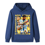 Lionel Messi Fotbolls Hoodie för Barn - Cool Design Footballdinho