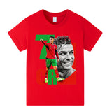 Cristiano Ronaldo Fotbolls T-shirt för Barn - Portugal Footballdinho