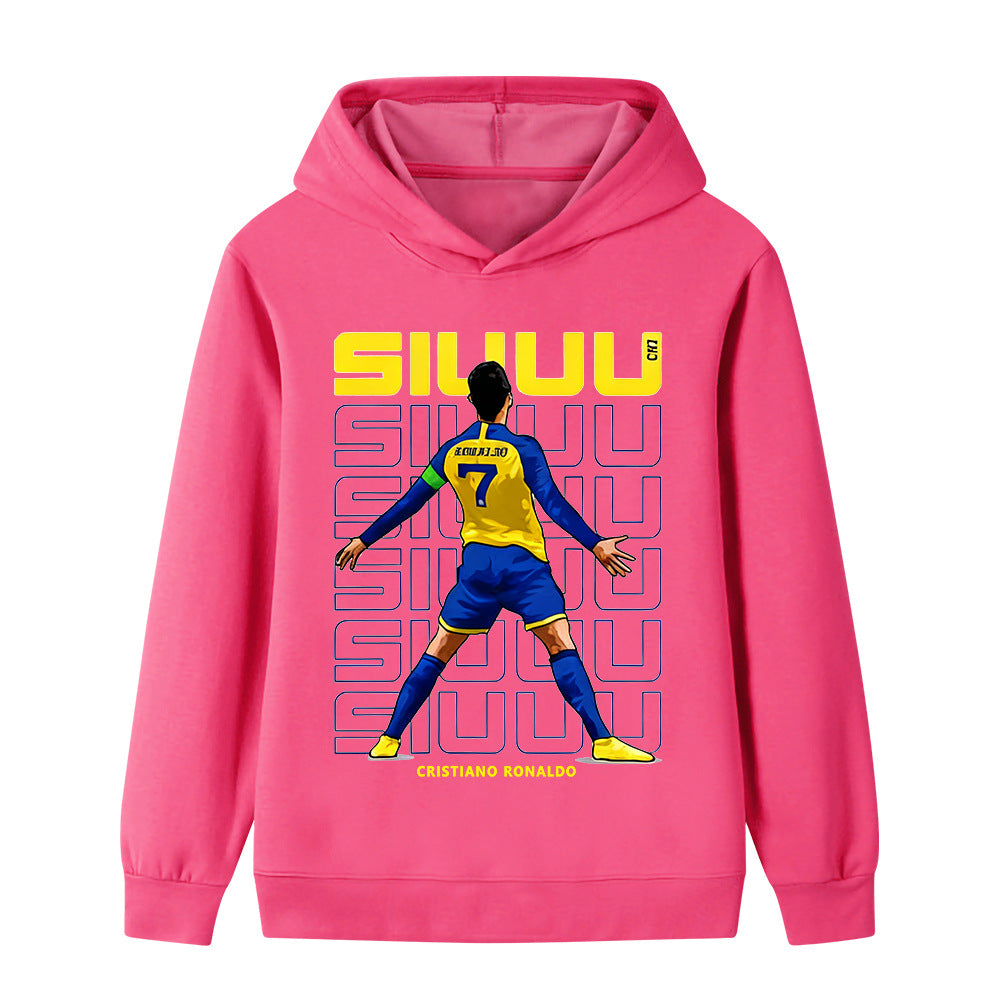 Ronaldo Fotbolls Hoodie för Barn - Cool Design Footballdinho