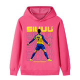 Ronaldo Fotbolls Hoodie för Barn - Cool Design Footballdinho
