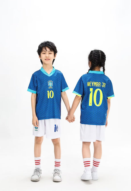 Neymar Jr. Fotbollsställ för Barn - Brasilien Footballdinho