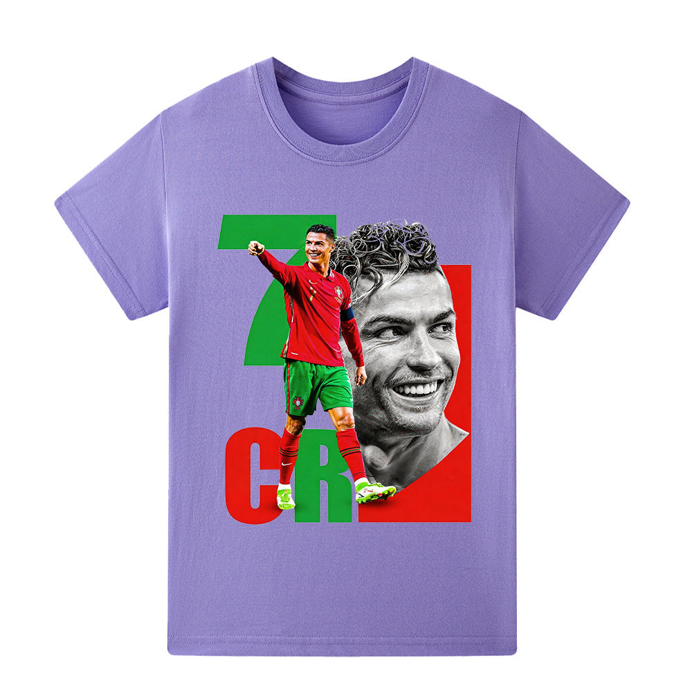 Cristiano Ronaldo Fotbolls T-shirt för Barn - Portugal Footballdinho