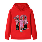 Lionel Messi Fotbolls Hoodie för Barn - Miami Footballdinho