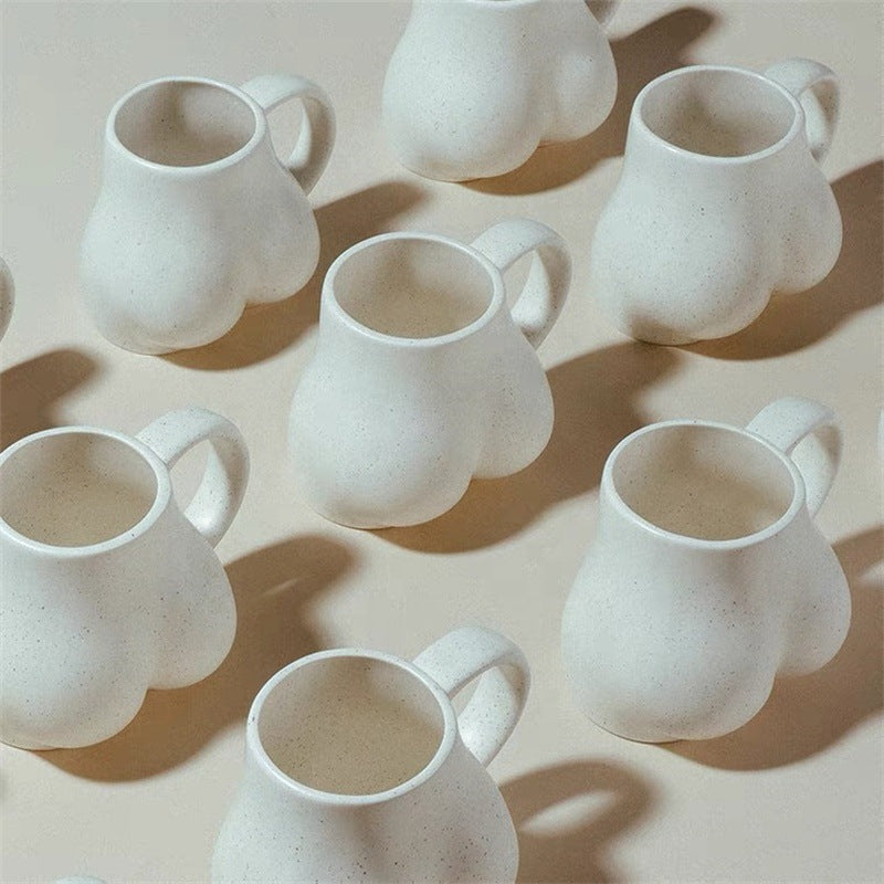 Kaffe Mugg Med Kvinnliga Rundningar Carvallo