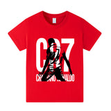 Cristiano Ronaldo Fotbolls T-shirt för Barn - Sportig Footballdinho