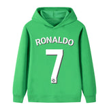 Ronaldo Fotbolls Hoodie för Barn - Sportig Footballdinho