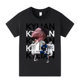 Kylian Mbappé Fotbolls T-shirt för Barn - Mbappe Footballdinho