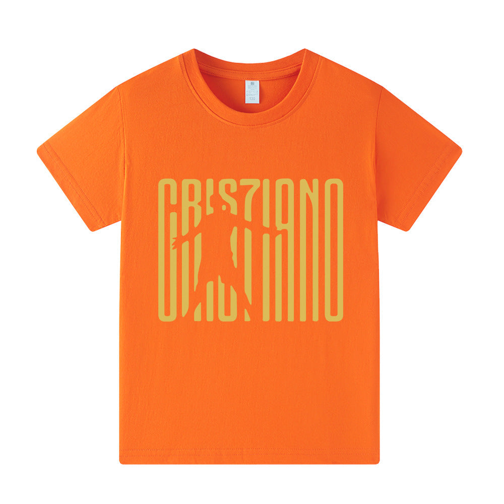 Ronaldo Fotbolls T-shirt för Barn - Bekväm Footballdinho