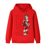 Cristiano Ronaldo Fotbolls Hoodie för Barn - Manchester United Footballdinho