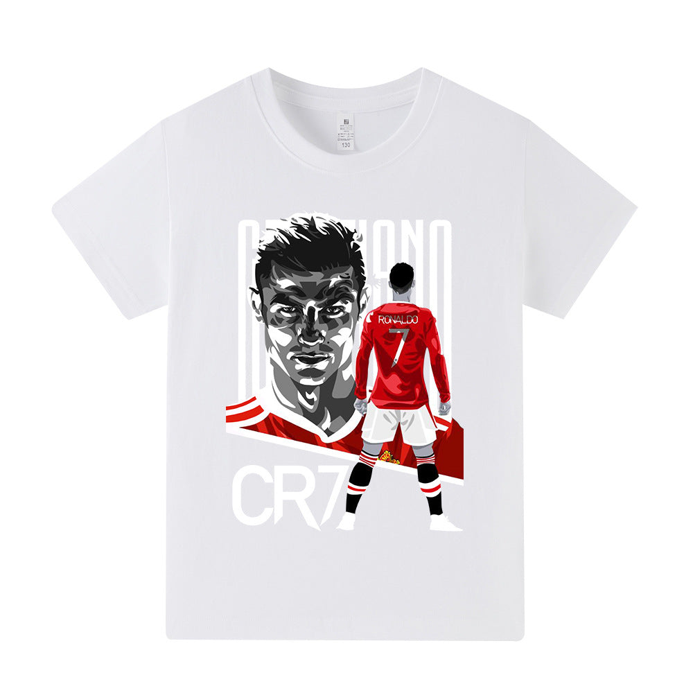 Cristiano Ronaldo Fotbolls T-shirt för Barn - Manchester United Footballdinho