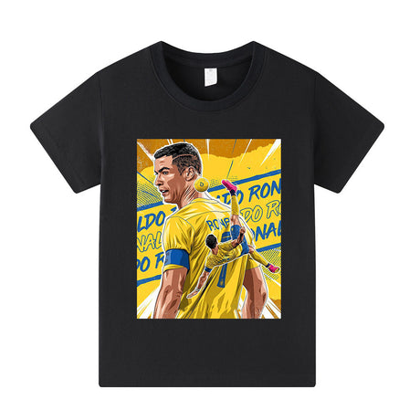 Cristiano Ronaldo Fotbolls T-shirt för Barn - Al Nassr Footballdinho