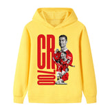 Cristiano Ronaldo Fotbolls Hoodie för Barn - Manchester United Footballdinho