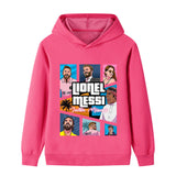 Messi Fotbolls Hoodie för Barn - Sportig Footballdinho